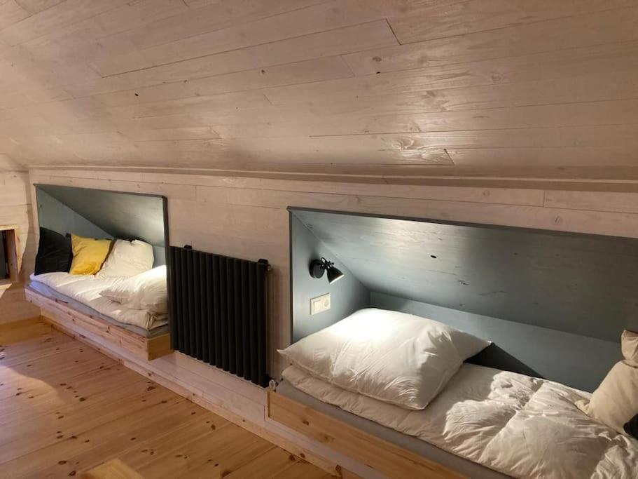 Gemuetliches Holzhaus Am See Warin Extérieur photo