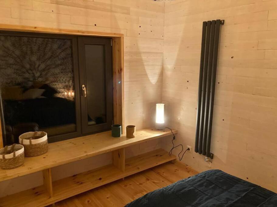 Gemuetliches Holzhaus Am See Warin Extérieur photo