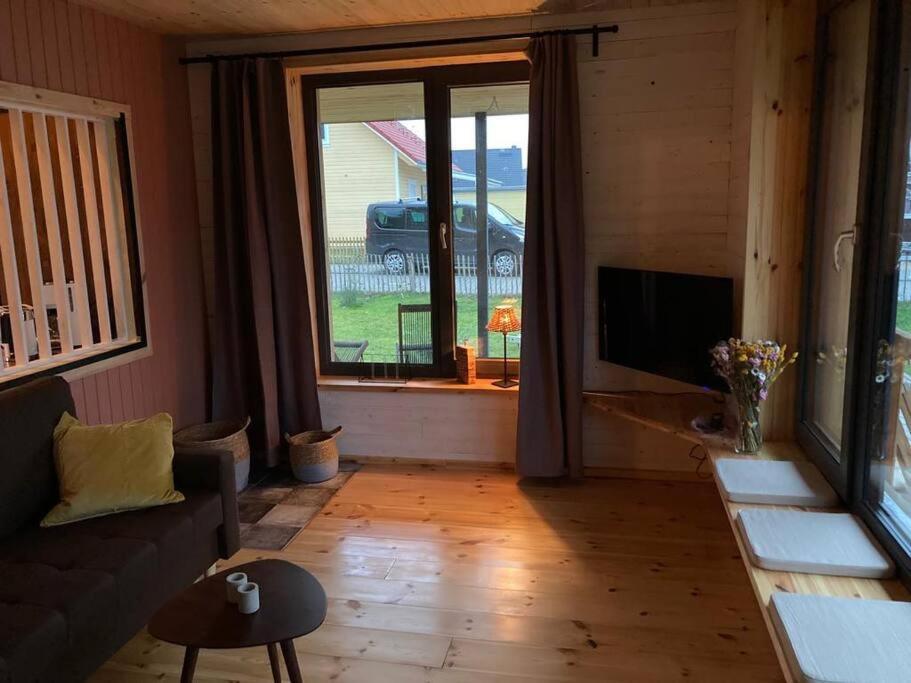 Gemuetliches Holzhaus Am See Warin Extérieur photo